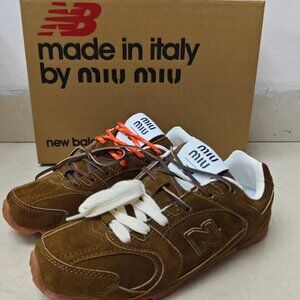 💯Miu Miu Dark Brown Casual Sneakers